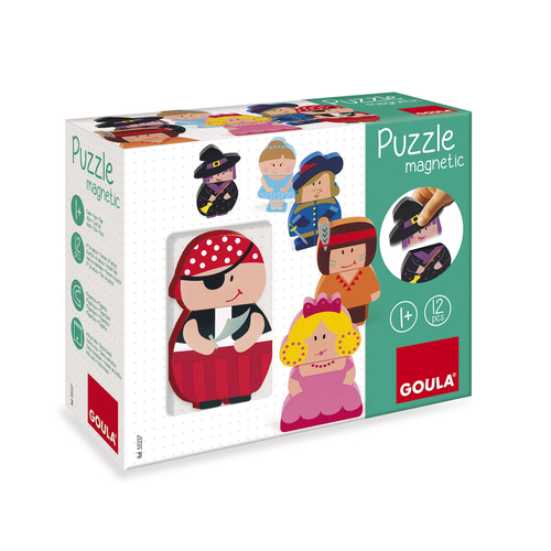 Goula 55237 паззл Контурный пазл 12 шт Мультфильмы