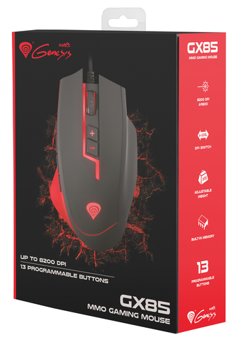 GENESIS GX85 mouse Gaming Right-hand USB Type-A Laser 8200 DPI – image 8