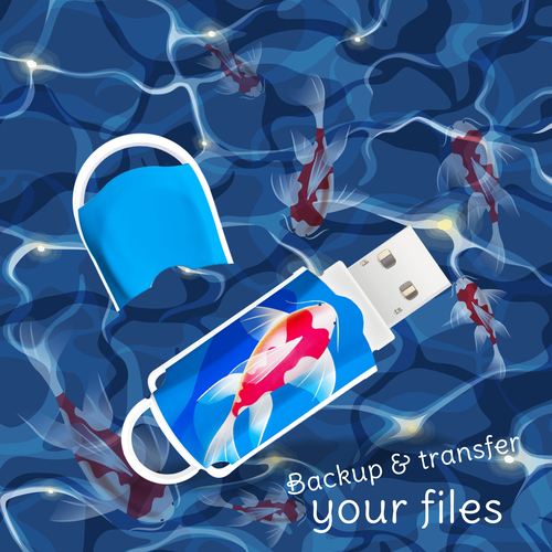 Integral 128GB USB3.0 DRIVE XPRESSION KOI FISH – image 5