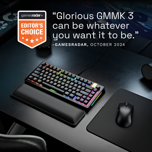 Glorious GMMK 3 PRO HE 75% Prebuilt Wired Black gaming toetsenbord, afbeelding 9
