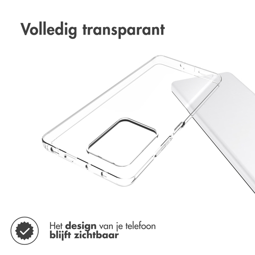 Accezz Clear Backcover Xiaomi Redmi Note 12 Pro Plus - Transparant, afbeelding 2