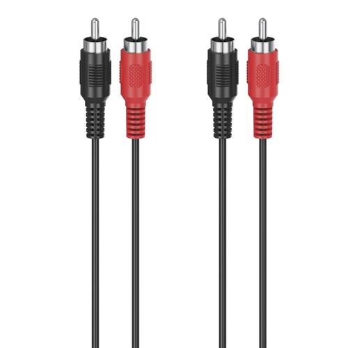 Hama 00305033 аудио кабель 1,5 m 2 x RCA Черный