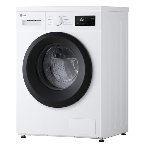 LG A10 Series Steam™ F4A10S8NWK 8kg Washing Machine with 1400 rpm - White - A Rated, White - image 7