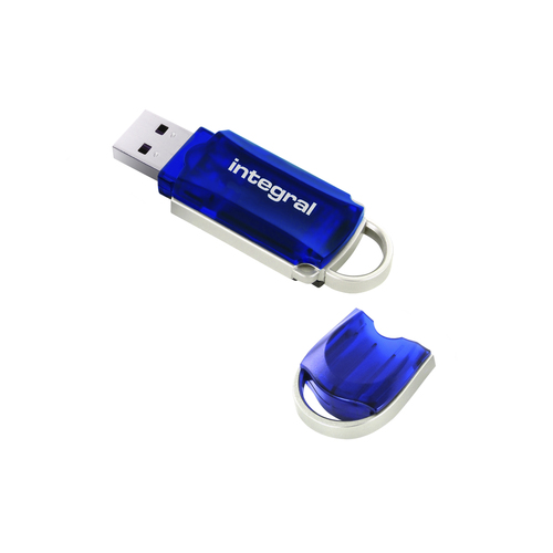 Integral 128GB USB2.0 DRIVE COURIER BLUE TWIN PACK – image 2