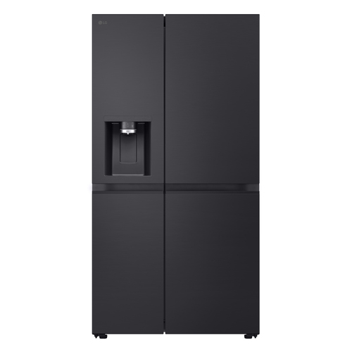 LG NatureFRESH™ GSLE91EVAB Total No Frost American Fridge Freezer - Essence Black Steel - B Rated, Essence Black Steel - image 1