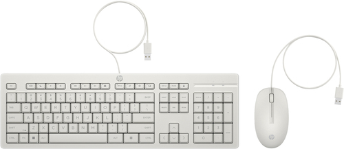 HP Inc. Zestaw Klawiatura i mysz 225 przewodowe G2 biały AW5S6AA#ABB