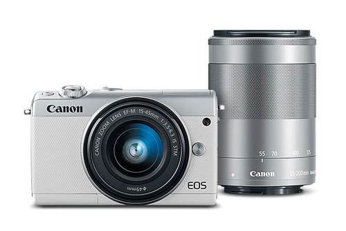 Canon M100 + EF-M 15-45mm IS STM & EF-M 55-200mm IS STM