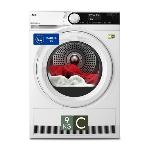 AEG Series 8000 TR8D93W tumble dryer Freestanding Front-load