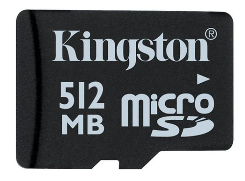 Kingston Technology 512MB Micro SD Card