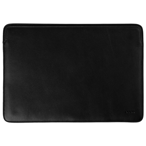Accezz Leather hoes voor MacBook 14 inch Laptop sleeve Zwart