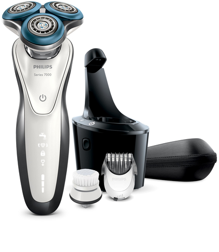 Philips SHAVER Series 7000 S7780/62 men's shaver Rotation shaver Trimmer Chrome, White