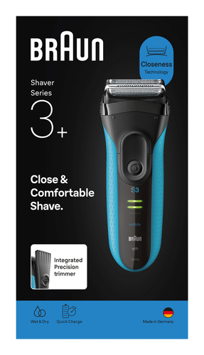 Braun Series 3+ 3040S Blauw, afbeelding 5
