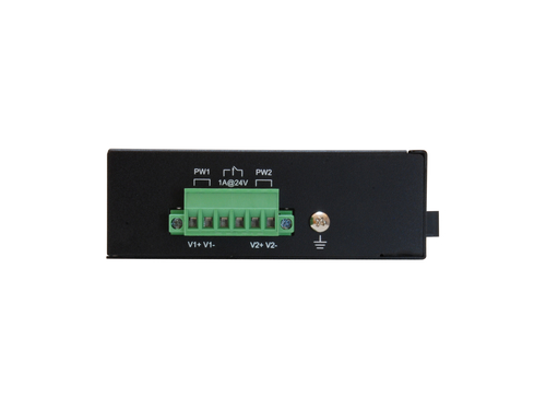 LevelOne 5-Port Fast Ethernet PoE Industrial Switch, 4 PoE Outputs, 802.3at/af PoE, 1 x SC Multi-Mode Fiber, 2km – image 3