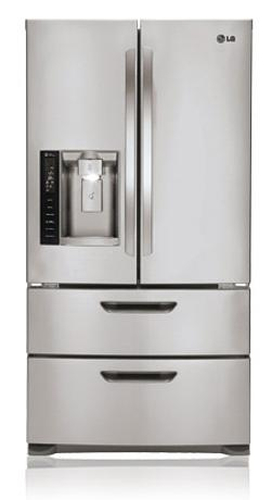 LG GRL2188EP side-by-side refrigerator Freestanding Platinum