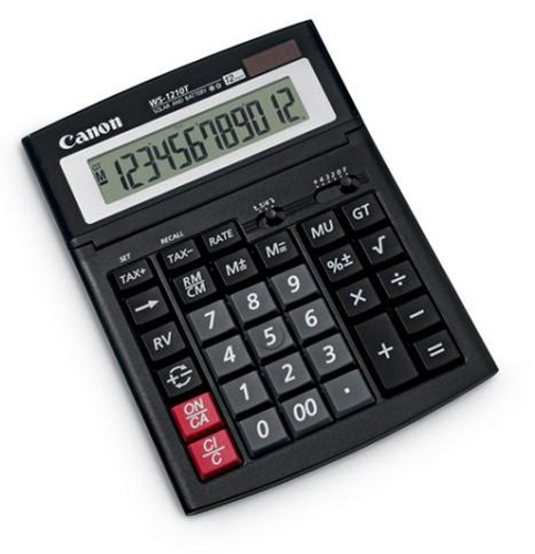 Canon WS-1210T calculator Desktop Display Black