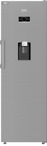 Beko HarvestFresh™ LNP5686LDVPS 186cm Fridge - Stainless Steel Effect - D Rated, Stainless Steel - image 1