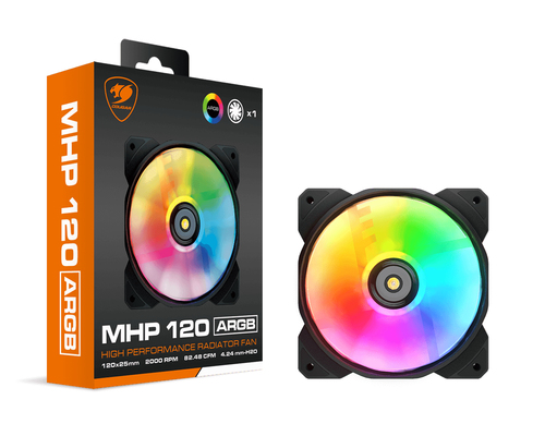 COUGAR Gaming CF-MHP12HB-RGB Computer Ventilator 120mm per stuk, afbeelding 8