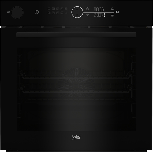 Beko BBIS13500BC 60cm Built-In SteamAid Multi-Function Oven with AeroPerfectTM – image 1