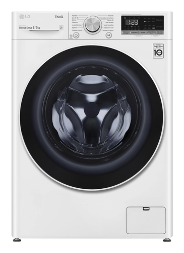 LG F4DN4008N0W washer dryer Freestanding Front-load White