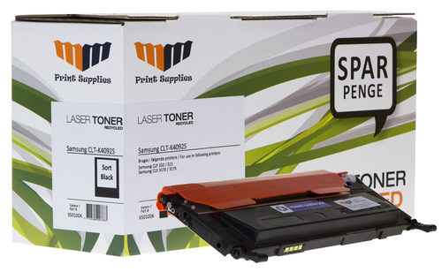MM Black Laser Toner - Samsung CLT-K4092S - For Samsung CLP 31x / CLX 317x series