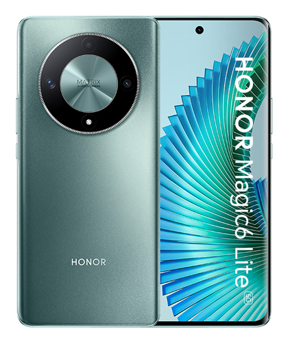 Honor Magic6 Lite 5G 17,2 cm (6.78") Две SIM-карты Android 13 USB Type-C 8 GB 256 GB 5300 mAh Зеленый