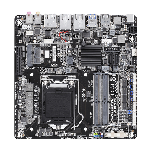GIGABYTE GA-IMB370TN материнская плата Intel Q370 Express LGA 1151 (разъем H4) Thin Mini ITX