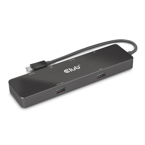 Club 3D USB-C 3.2 Gen2 6-in-1 Dual displays Portable dock dockingstation, afbeelding 2