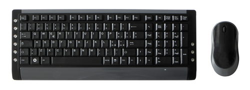 itek ITCCS104W keyboard Mouse included Office RF Wireless Black, Grey – image 1