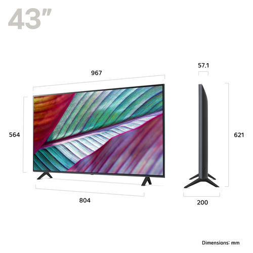 LG 43UR75006LK.AEK TV – image 2