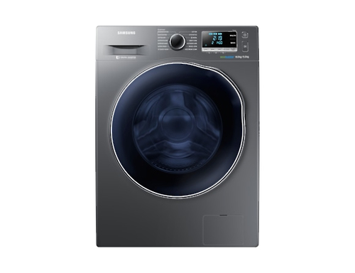 Samsung WD80J6A10AX стирально-сушильная машина Отдельно стоящий Фронтальная загрузка Графит