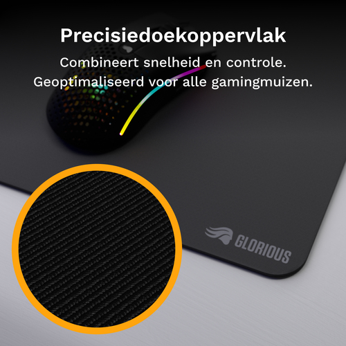 Glorious Mouse Pad 2 Large Extended - Edgeless - Muismat Zwart, afbeelding 5