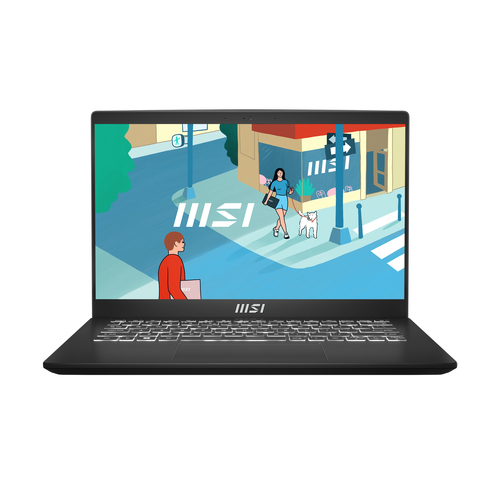 MSI 14 C13M-422NL Intel® Core™ i5 i5-1335U Ноутбук 35,6 cm (14") Full HD 8 GB DDR4-SDRAM 512 GB Твердотельный накопитель (SSD) Wi-Fi 6 (802.11ax) Windows 11 Черный