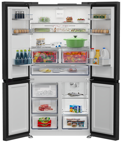 Beko GN1426240ZDXBRN Amerikaanse koelkast Zwart, afbeelding 4