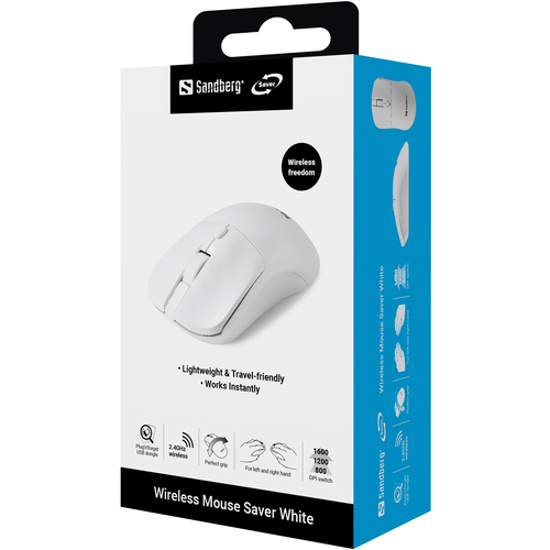 Sandberg Wireless Mouse Saver White – image 7