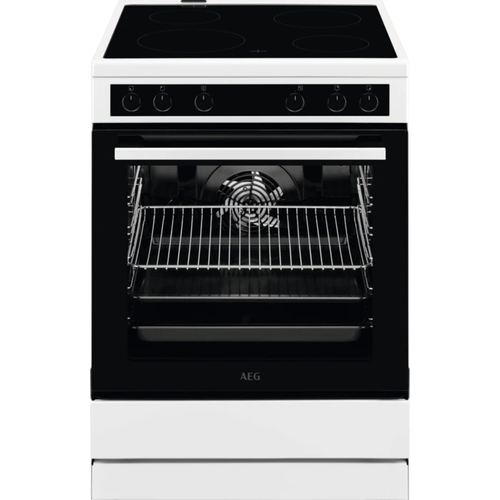 AEG CCB6205ABW Freestanding cooker Electric Ceramic hob White