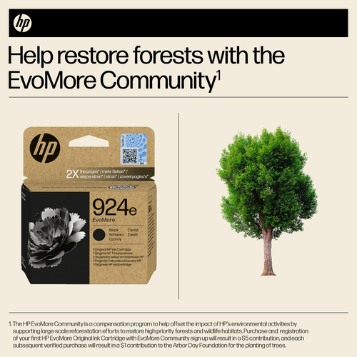 HP 924E EvoMore Original Ink Cartridge High Yield Black 4K0V0NE - image 5