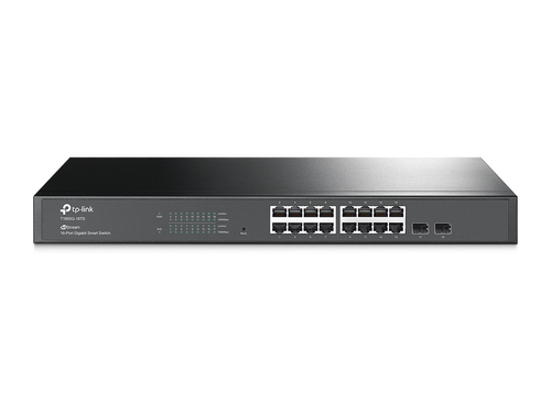 TP-Link T1600G-18TS сетевой коммутатор Управляемый L2/L3/L4 Gigabit Ethernet (10/100/1000) 1U Черный