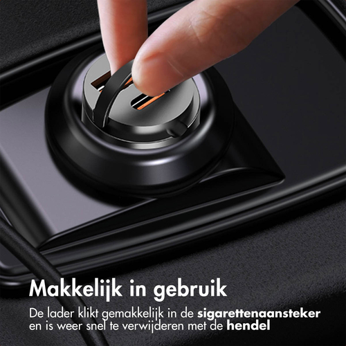 <div>Met de Accezz autolader laad je onderweg razendsnel je apparaten op. Dankzij de USB-C en USB-A poort en ondersteuning voor Power Delivery 3.0 en, afbeelding 4