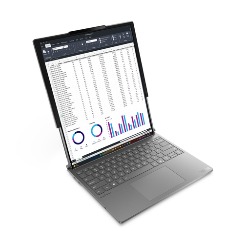 Lenovo ThinkBook Plus G6 Rollable Copilot+ PC Intel Core Ultra 7 258V Portátil 35,6 cm (14") 32 GB 1 TB SSD Wi-Fi 7 (802.11be) Windows 11 Pro Gris Italiano