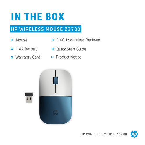 HP Z3700 Forest Teal Wireless Mouse – image 7