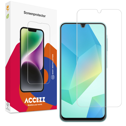Accezz Gehard Glas voor Samsung Galaxy A16 (5G/4G) Smartphone screenprotector Transparant