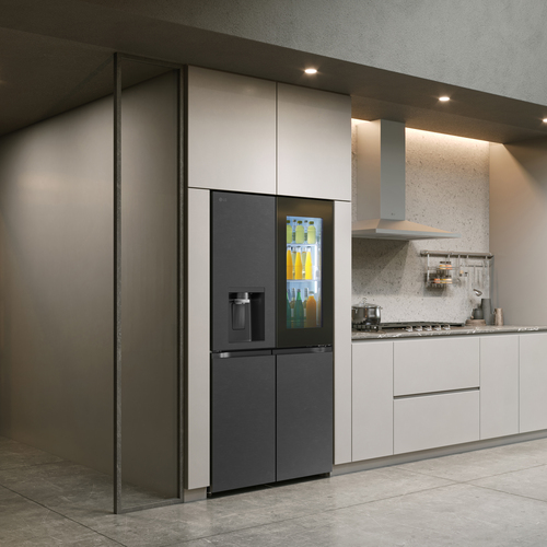 LG GSXE80EVBE side-by-side refrigerator Freestanding – image 2