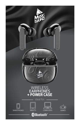 Music Sound Fancy TWS Bluetooth in-ear headset in various patterns and colours – image 6