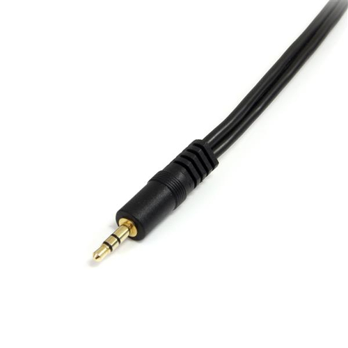 Startech 6 in. 3.5mm Audio Splitter Cable - Stereo Splitter Cable - Gold Terminals - 3.5mm Male to 2x 3.5mm Female - Headphone Splitter (MUY1MFF) Lydsplitter – billede 3