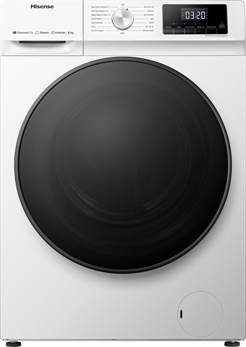 Hisense WFQA9014EVJMW стиральная машина Фронтальная загрузка 9 kg 1400 RPM Черный, Белый