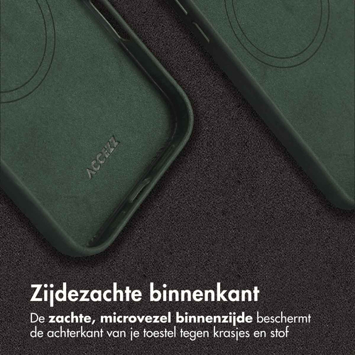 <p>Zowel jouw smartphone beschermen als hem een strakke look geven? De Accezz Vintage Leather Backcover met MagSafe is gemaakt van echt leder en geeft, afbeelding 5