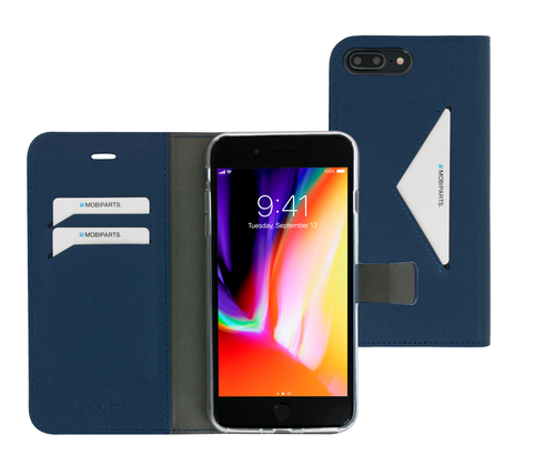 Mobiparts Classic Wallet Case Apple iPhone 7 Plus, iPhone 8 Plus Blue – image 1