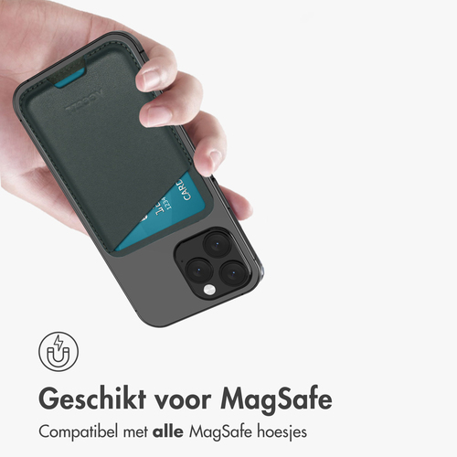 Accezz Leather Cardholder MagSafe - Kaarthouder met MagSafe, afbeelding 2