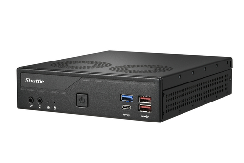 Shuttle Slim PC DH770 , S1700, 2x HDMI, 2x DP , 2x 2.5G LAN, 2x COM, 8x USB, 1x 2.5 , 2x M.2, 24/7 p, afbeelding 4