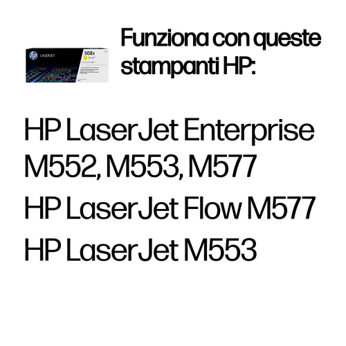 HP 508X – Toner giallo originale